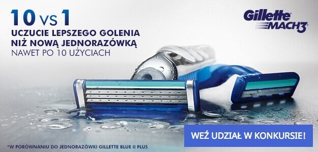 Gillette Mach3 Turbo - baner konkursowy 2